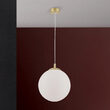Lustra moderna alama aurie 1xE27/60W, Madis HL 6-1691/1 MS-Matt Orion